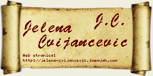 Jelena Cvijančević vizit kartica